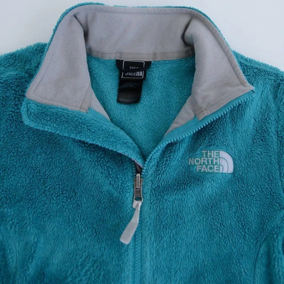 The North Face Teal Quarter Zip Fleece Sweater Gorpcore S - Picture 10 of 12